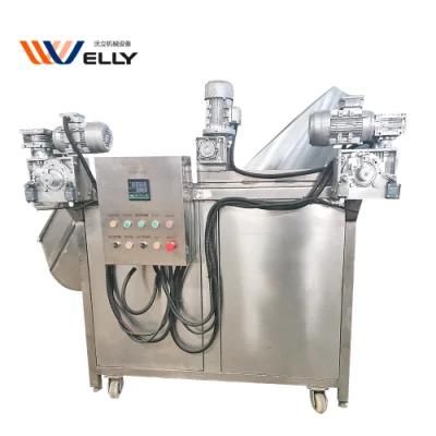 Adjustable Temperature Snacks Fryer Machine Plantain Chips Frying Machine