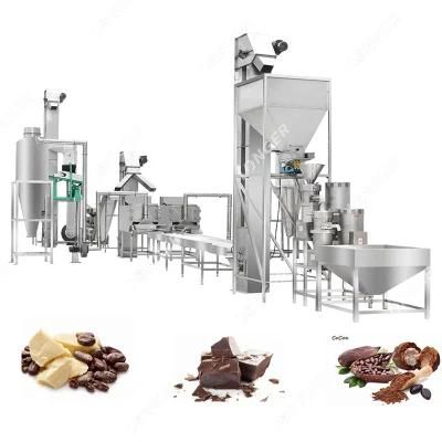 200-500kg/H Cocoa Powder and Butter Making Machine Cocoa Powder Processing Machine Line