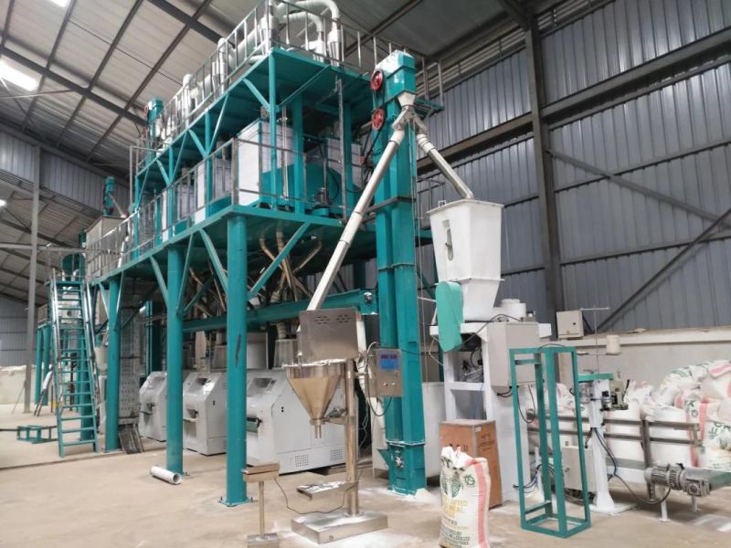 50t/24h Automatic Maize Milling Machine