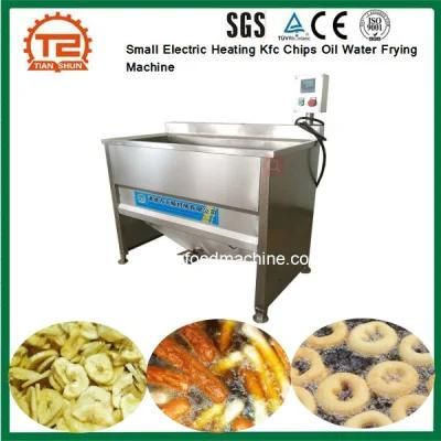 Small Electric Heating Kfc Chips Oil Water Frying Machine