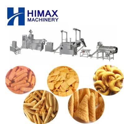 Fried Snacks Extruded Doritos Corn Chips Making Machine