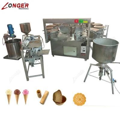 Commercial Ice Cream Cone Maker Machine Stroopwafel Waffle Cone Maker