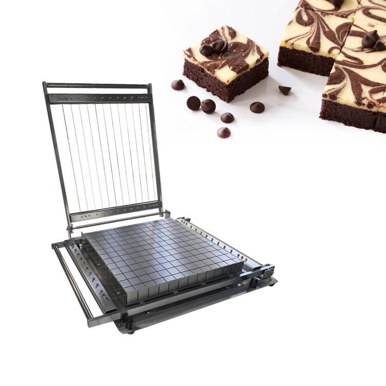 Manual Single Cutting Blade Chocolate Cube Guitar Cutter Machine