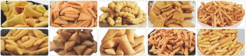 Fried Pellet Snachks Food Extruder Machinery