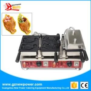 Catering Equipment Ice Cream Fish Taiyaki Maker Machine with Stainless Steel 304