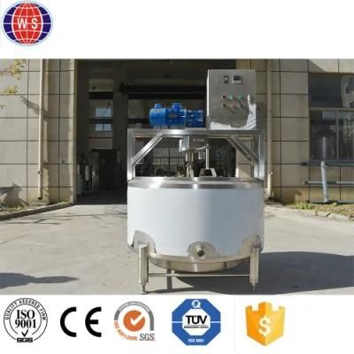 Food Sanitary! 600L Cheese Vat Cheese Making Machinery for Sale