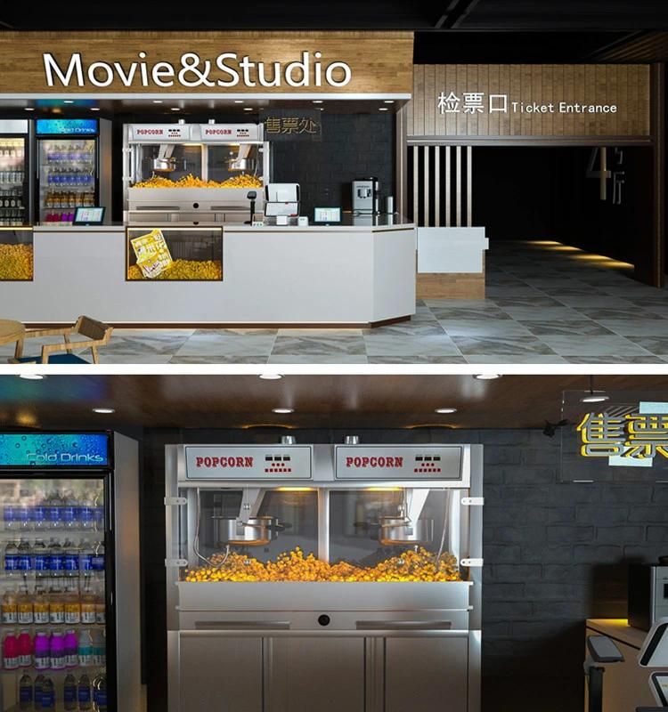 Caramel Popcorn Machine 16 Oz *2 for Cinema and Commercial Venues