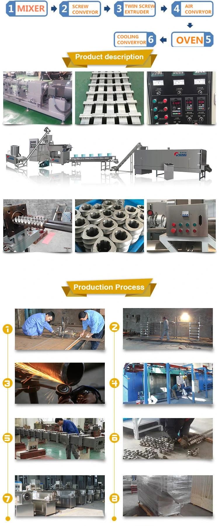 Twins Screw Extruder Textured Soya Protein Food Machine