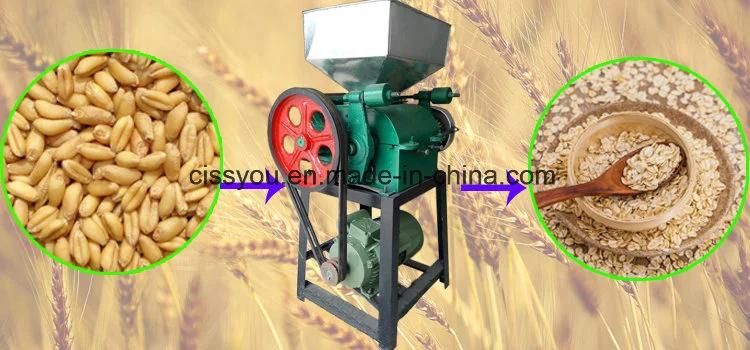 Instant Oat Beans Rice Corn Flakes Flaking Making Machine