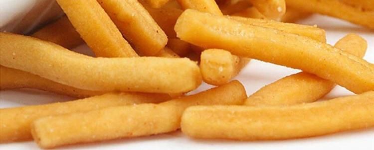 Fully Automatic Fried Stick Chips Fried Chips Puffed Snack Production Line