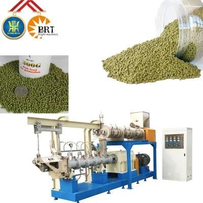 Double Screw 0.2-0.8mm Floating Fish Food Ball Extrusion Machine Equipment