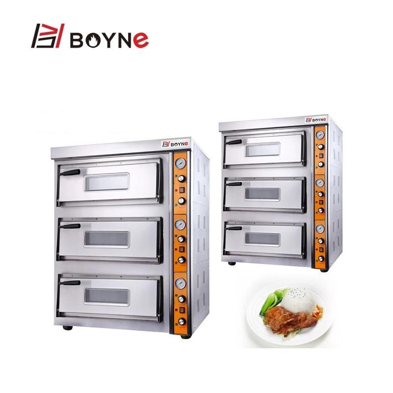 Commercial Pizza Oven Three Deck Bakery Oven