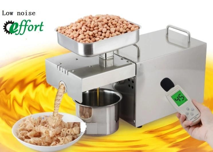 Home Use Small Oil Press Machine for Peanuts/Sunflower Sees/Sesame with 3-5 Kg/H