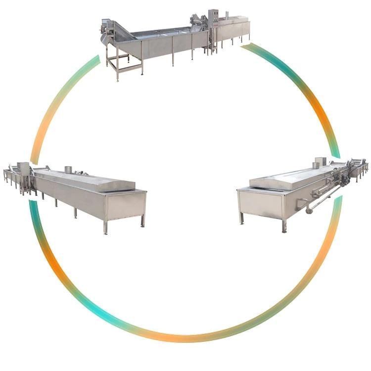 Conveyor Belt Blanche Machinery Automatic Potato Blanching Machine