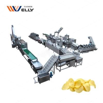 Big Capacity Potato Chips Production Line Fully Automatic Production Line for Potato Chips