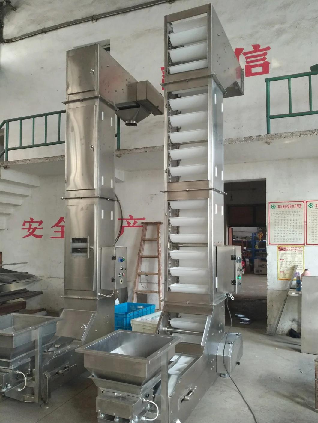 Food Grade Bucket Elevator Lifting Conveyor with Large Capacity