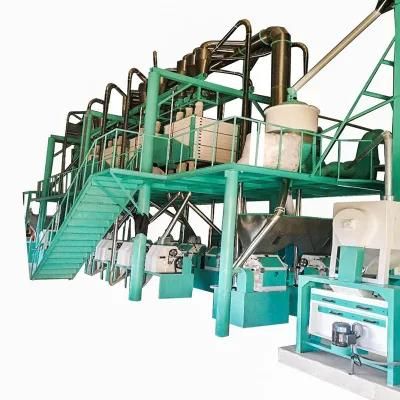 Flour Mill Machine Wheat Processing Plan Line with Automatic Control System