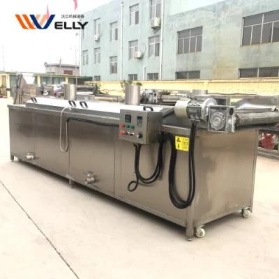 Leaf Vegetables Gas Blanching Machine for Food Process Equpiment