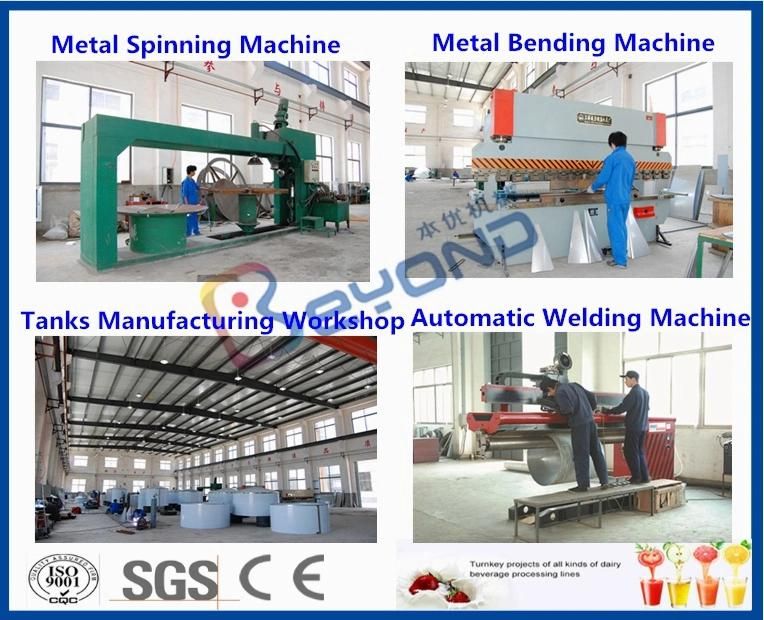 Automatic milk processing plant produce various kinds of dairy products