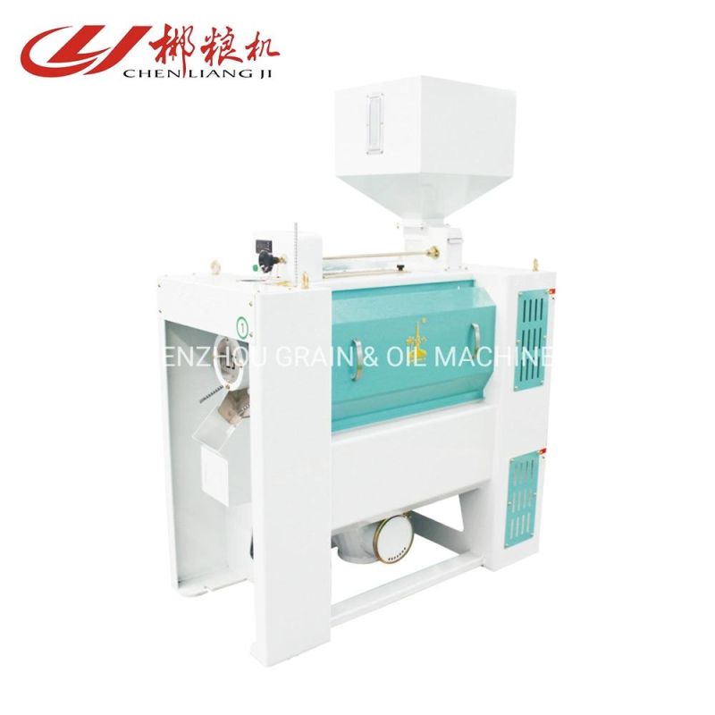 Clj High Quality Rice Milling and Whitening Machine Mnsw Horizontal Emery Roller Rice Whitening Machine