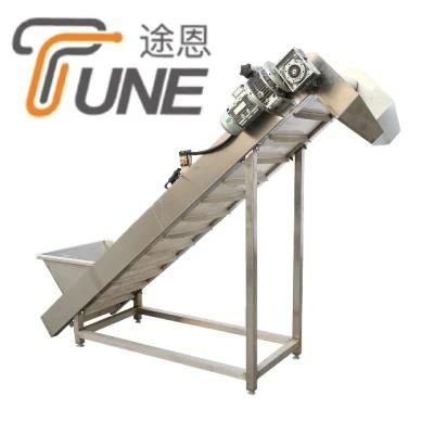 Factory Price PVC Belt Inclined Food Fruit Vegetable Conveyor