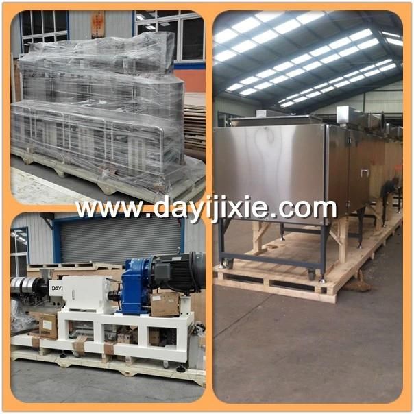 Potato Waved Chips Snack Making Extruder Machine/Wheat Puff Pellet Food Processing Line