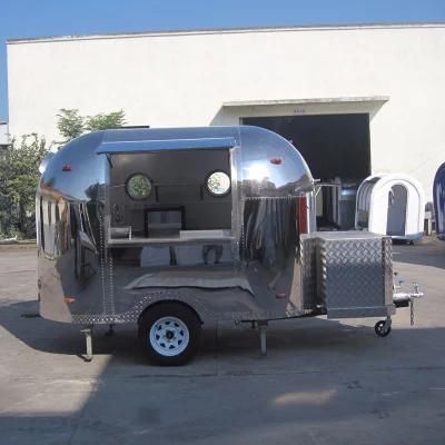 Trailer Hot Dog Cart Tricycle Street Vending Carts Fried Ice Cream Machine Cart in Manila