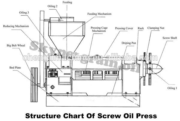 Small Cold Oil Press Machine/Small Screw Oil Press/Flax Seeds Oil Screw Press