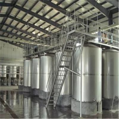 50000L Stainless Steel Jacketed Tank for Factory with Ladder and Platform