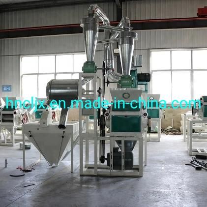 100-400kg/H Wheat Flour Mill Milling Machines Self-Feeding Roller Maize Corn Flour Mill Grain Mills for Sale