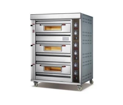 Caterwin Professional Commercial Bakery Equipment Pizza Bread Baking Oven Standard Gas ...