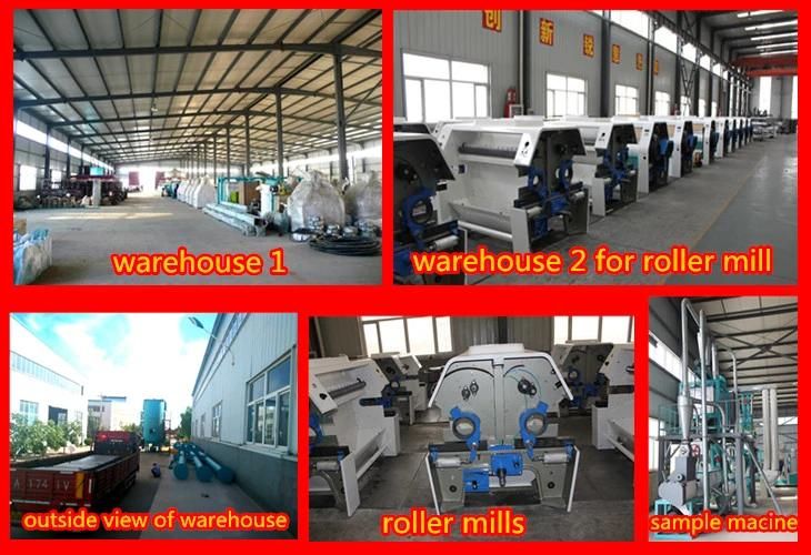 Zambia 30t Per 24h Installed Maize Flour Milling Machine