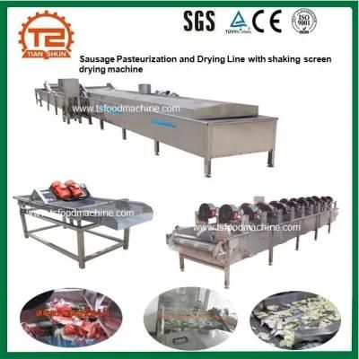 Sausage Pasteurization and Drying Line with Shaking Screen Drying Machine