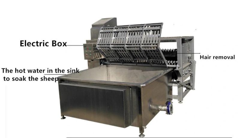 Hydraulic Pig Sheep Hair Removing Machine Meat Processing Machine Poultry Slaughtering Equipment