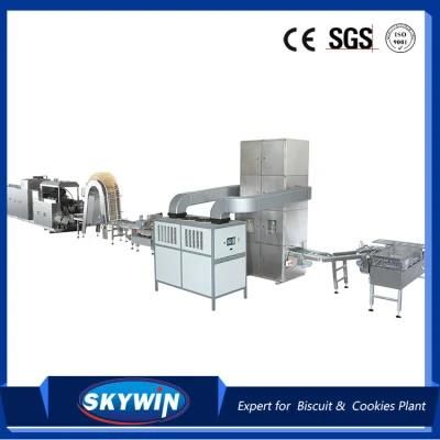 Wafer Baking Machine Equipment Automatic Chocolate Coated Wafer Biscuit Making Machine ...