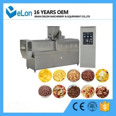Hot Selling Corn Flakes Baked Machine Breakfast Cereal Inflating Device Extrusion ...