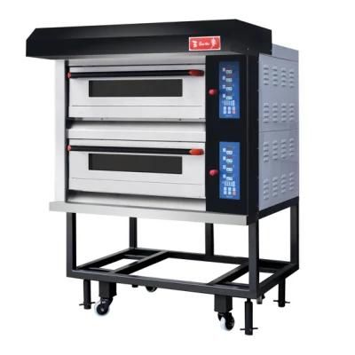 SGS-2yg Customizable Gas King Series 2 Deck 2 Tray Factory Price Bakery Machine Deck Oven