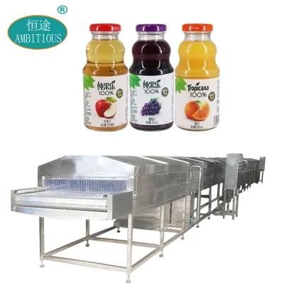 Juice Machinery Pasteurizing Tunnel Automatic Juice Pasteurization Machine