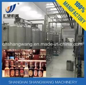 Glass Bottle Beer Production Line Washing Filling &amp; Capping 3 in 1 Machine