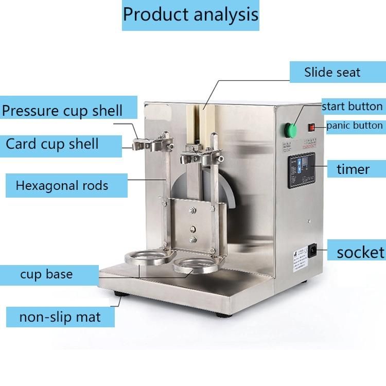 Multifunctional Milk Shaker Machine Fruit Juice Boba Tea Bubble Shaking Shaker Blender Mixer