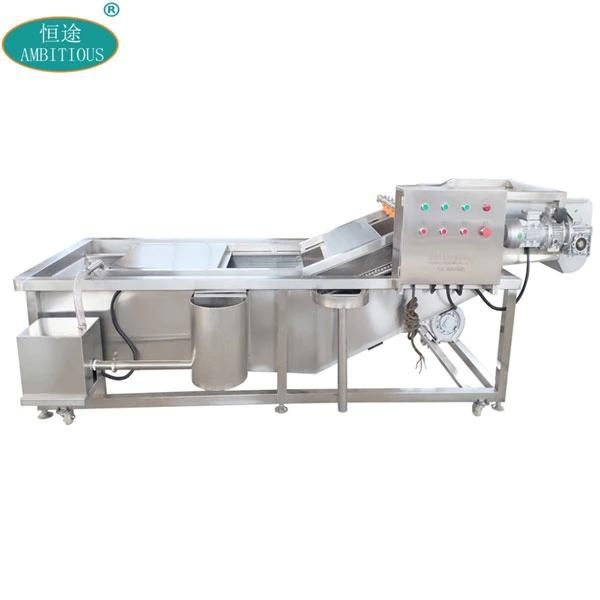 Industrial Seafood Bubble Washing Automatic Machine for Cleaning Squid