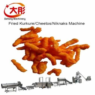 Automatic Fried Extrusion Corn Snacks Kurkure Processing Line