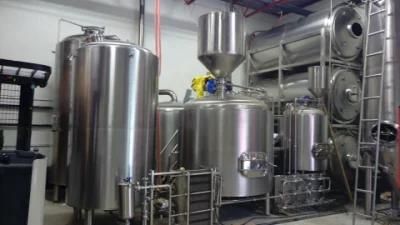 500L 5000L 50hl Stainless Steel Jacketed Double Layer Heat Preservation Beer Machine ...