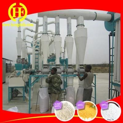 HDF 30t Per 24h Corn Flour Milling Machine in Kenya