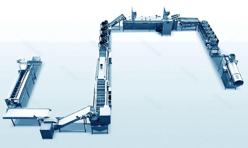 Manufacturer for Potato Chips French Fries Machine/Fully Automatic French Fries Production Line