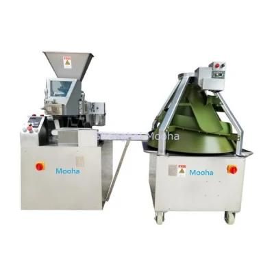 20-500g Fully Automatic Dough Divider and Rounder Machine Continuous Dough Dividing and ...