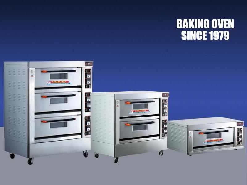 Commercial 2 Decks 4 Trays Electric Oven for Baking