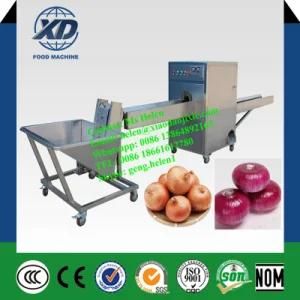 Fresh and Dry Onion Peeling and Root Cutting Machine/ Onion Processing Machine