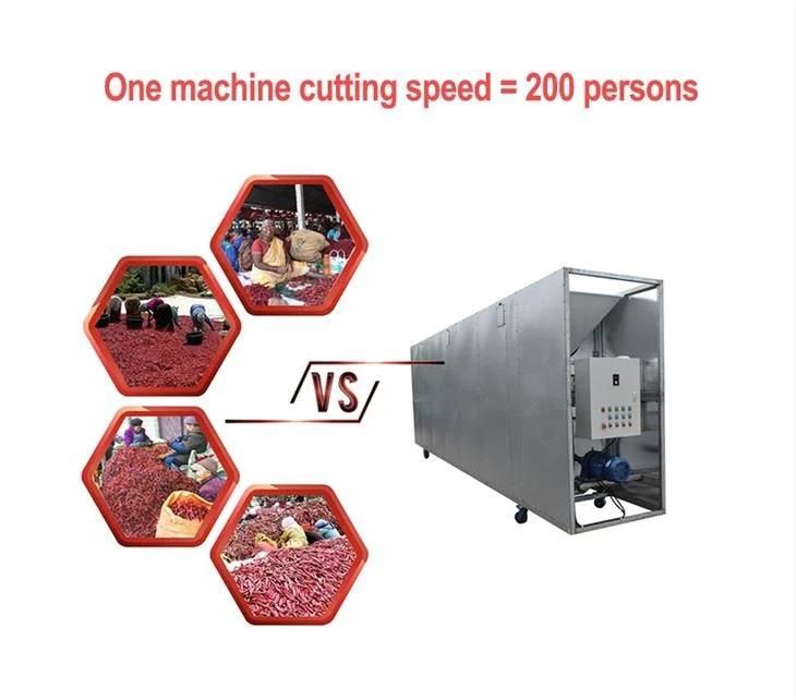 Red Chilli Stem Cutting Machine
