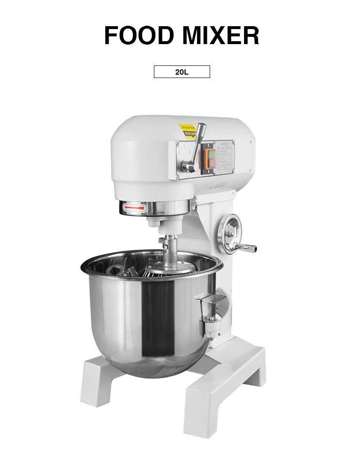 B20 Best Sale Stainless Steel Bowl Commercial Cake Mixer Cream Mixer Machine Planetary Food Mixer